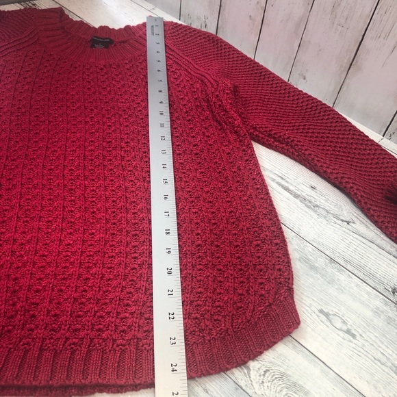 Calvin Klein Jeans Curved Hem Breathable Knit Sweater M - Picture 8 of 9